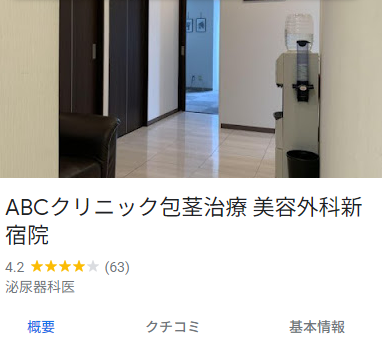 ABCクリニック新宿院の口コミ