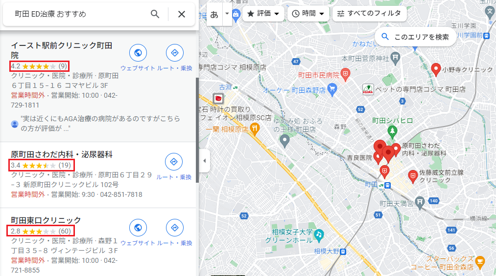 GoogleマップやSNSの口コミも参考にする！